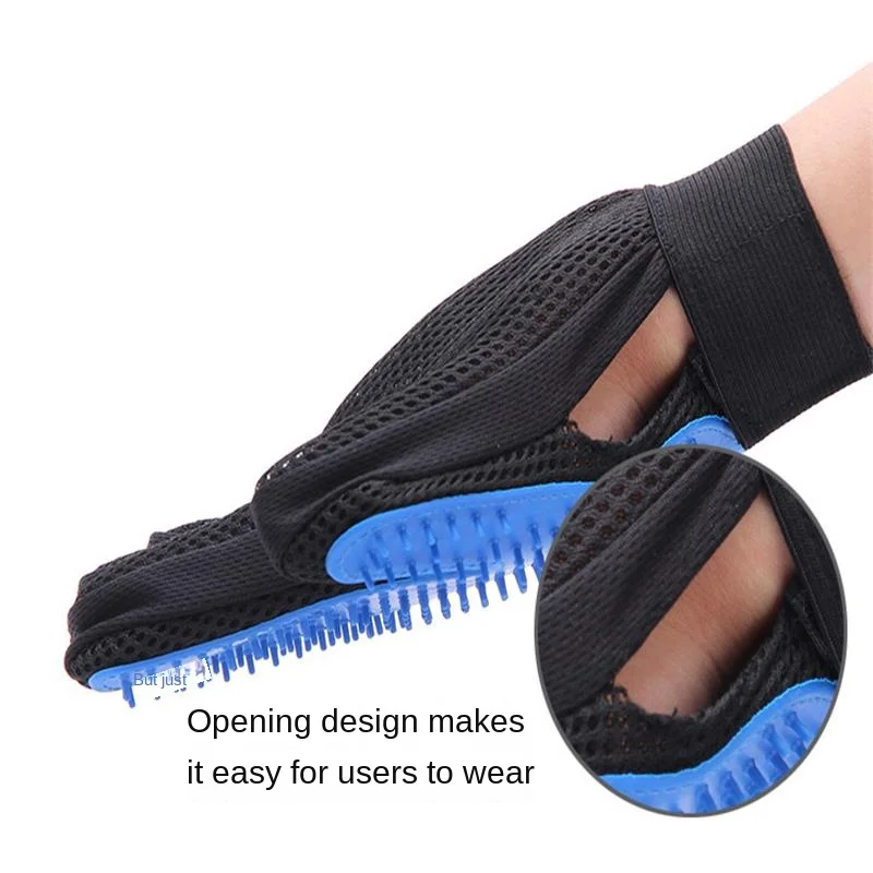 Suministros para perros Guantes para mascotas de 259 Pines, para quitar el pelo flotante, limpieza, belleza, masaje, suministros para perros, peine - imagen 2