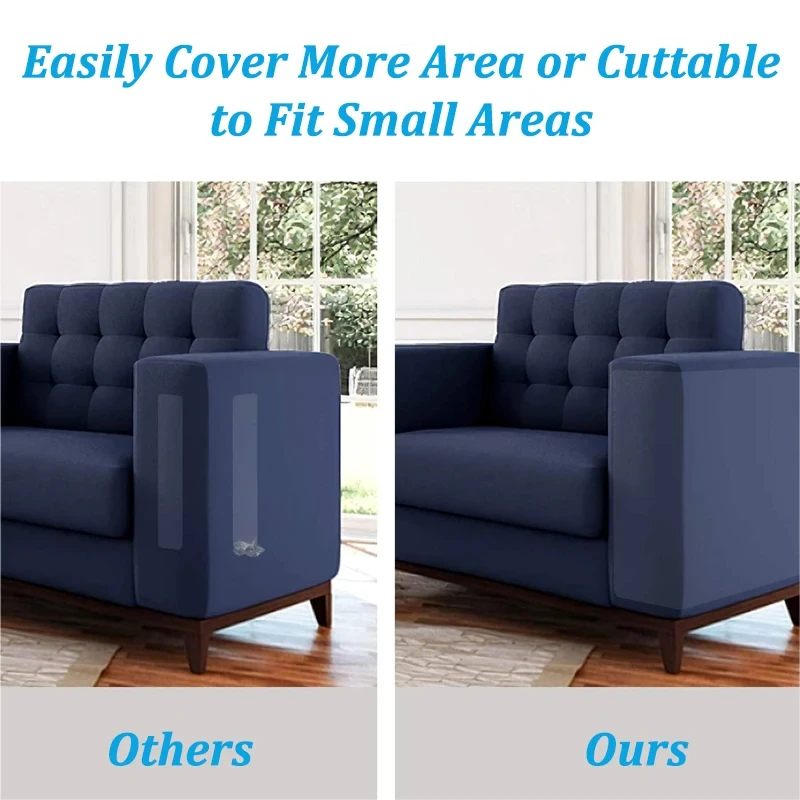 Almohadillas de protección para sofá antiarañazos para gatos, protectores autoadhesivos para muebles de mascotas, cubierta antiarañazos para gatos, pegatinas protectoras para sofá, 3/10 Uds. - imagen 3