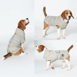Chaqueta impermeable reflectante para perros grandes – Transpirable para exteriores