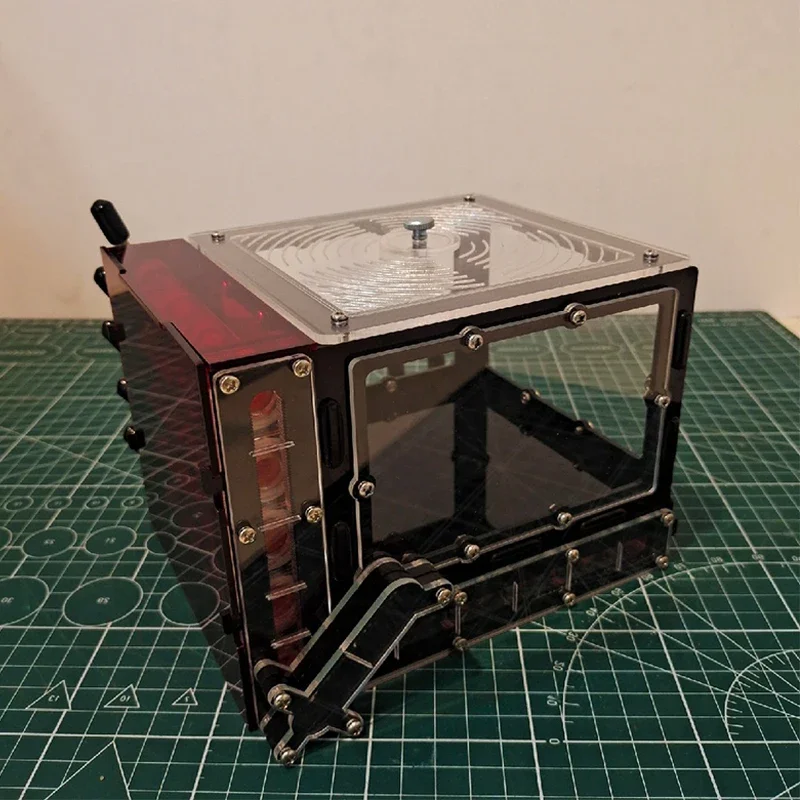 Nuevo Castillo negro de hormigas, granja de hormigas con 11 Uds., tubo de ensayo de bambú, tubo de bambú acrílico, nido de hormigas, antill para mascotas, taller, casa de hormigas, perrera - imagen 5