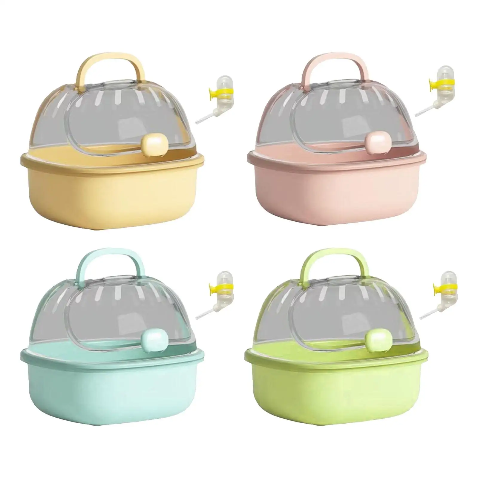 Hamster Carry Case Cage Travel Mice Travel Case Small Animal Carry Case for Outdoor Chinchilla Hedgehog Vacation Dwarf Hamster