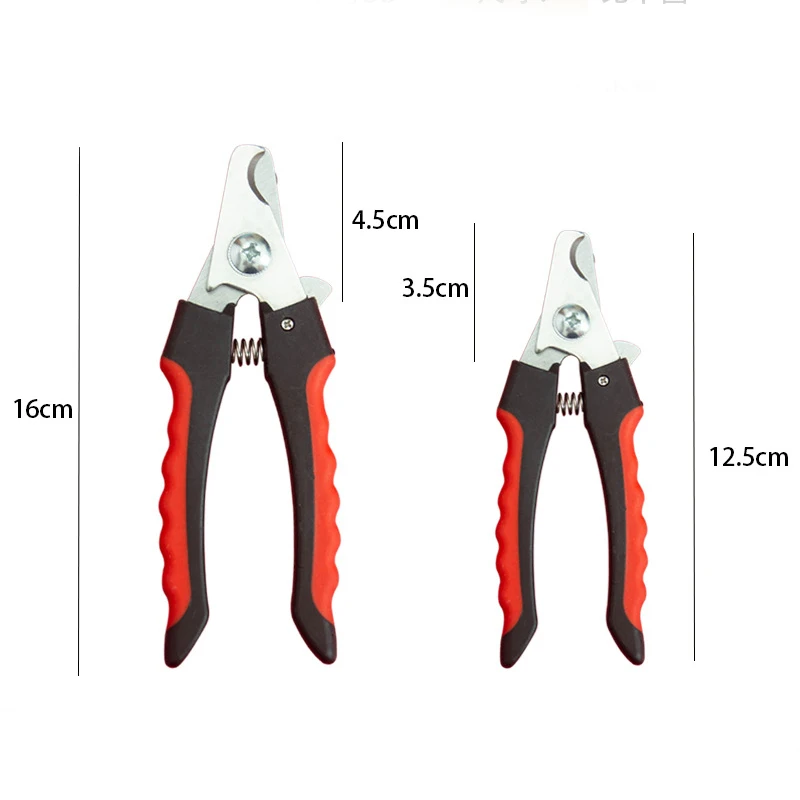 Cortauñas para mascotas con hoz, cortaúñas para perros grandes, tijeras de aseo de acero inoxidable, cortauñas multifuncional para gatos de peluche - imagen 3