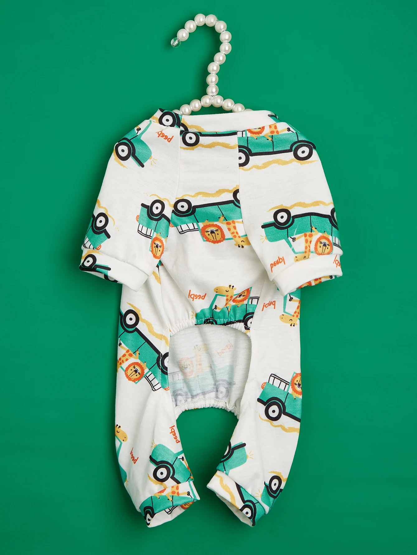 Pijamas para perros Pjs Primavera Verano Ropa para perros pequeños Niña Niño, Lindo Patrón de zorro Ropa para cachorros Perrito Onesies Gato mascota - imagen 4