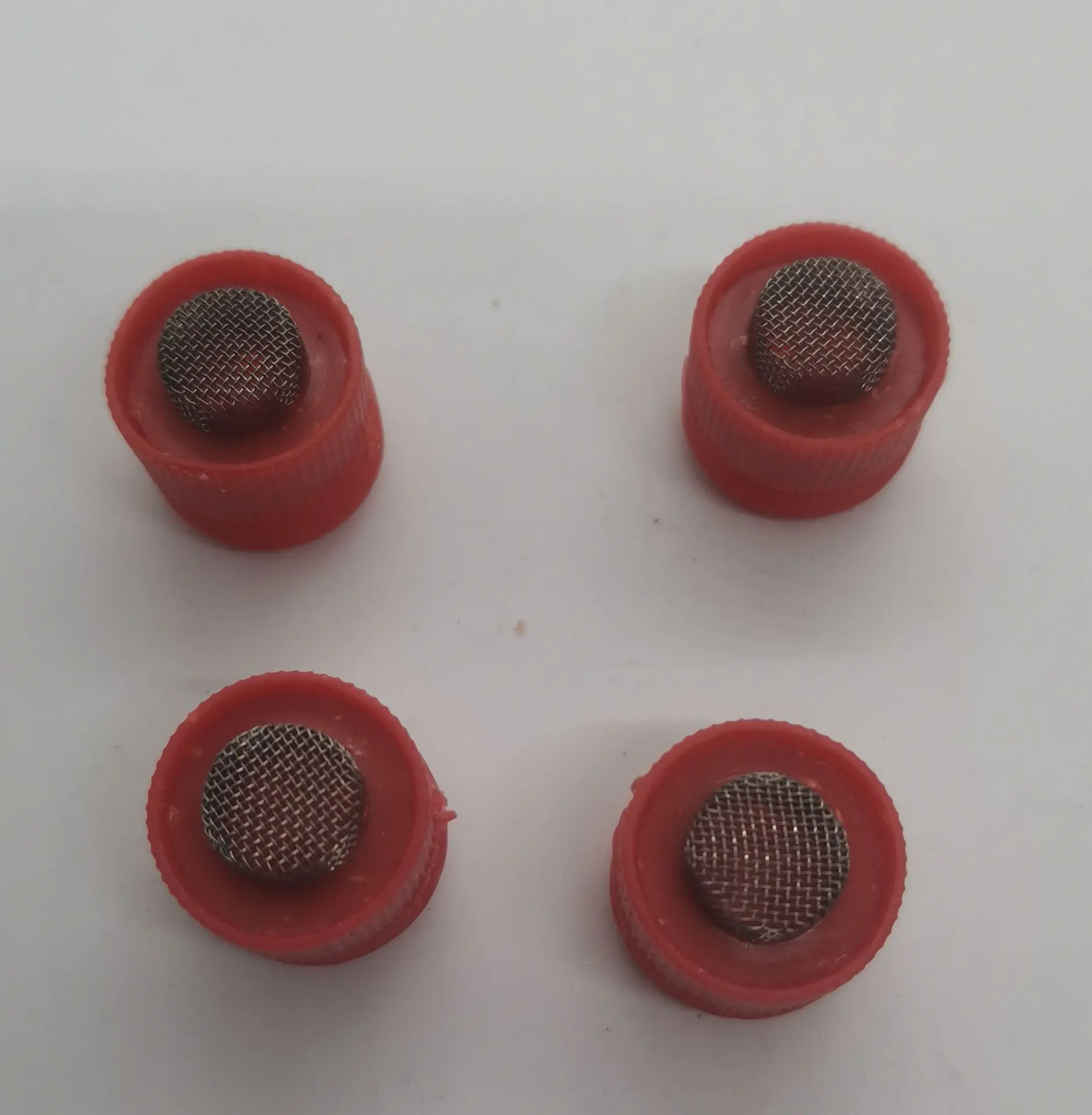 50 Uds 1/4 "(15mm) hilo macho bebederos de cerdo filtro animales de granja ganado bebedero accesorios malla de filtro de acero inoxidable