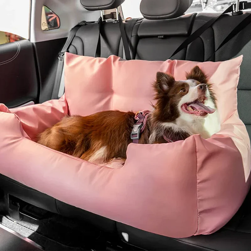 Transportín para perros grande de algodón grueso mejorado, funda para asiento de coche para perros de viaje, hamaca plegable, bolsa transportadora para mascotas para gatos y perros, 2024
