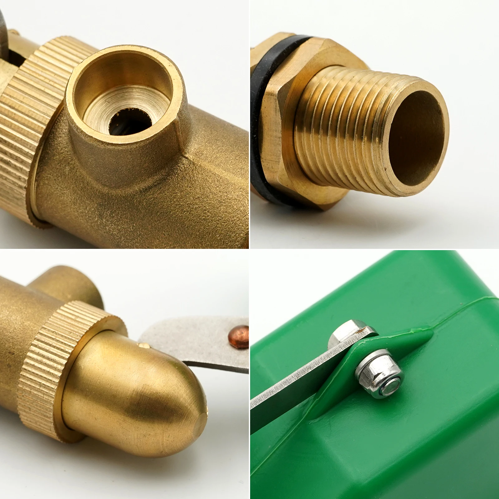 Válvula de flotación de agua de latón de 2 piezas, válvula de flotador de agua de cobre de 1/2 pulgadas, brazo ajustable, válvula de flotación de llenado automático, tanque de agua - imagen 5