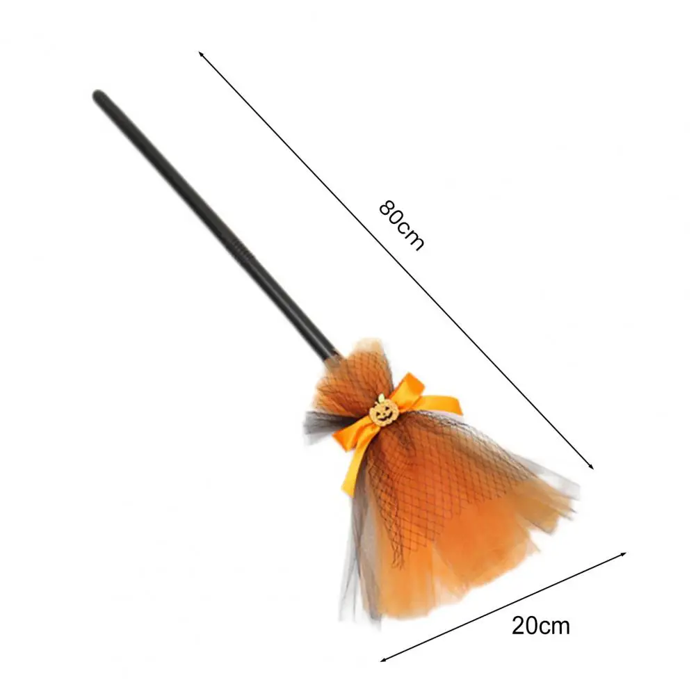 Escoba de longitud ajustable, accesorios de juego de Halloween, exquisita longitud ajustable, escoba de bruja, accesorios divertidos para Halloween, Cosplay, fiesta en casa - imagen 5