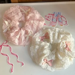 Bonito babero de encaje rosa para gatitos, perros, toalla de Saliva Beige suave, bufanda para gato sin pelo en verano, suministro de decoración de gato femenino de primavera