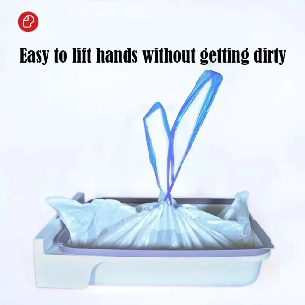 Caja de basura inteligente para gatos de Marvel, bolsa de basura grande para recoger patatas de mascotas, 1 rollo grueso/20 piezas, suministros de limpieza para mascotas - imagen 2