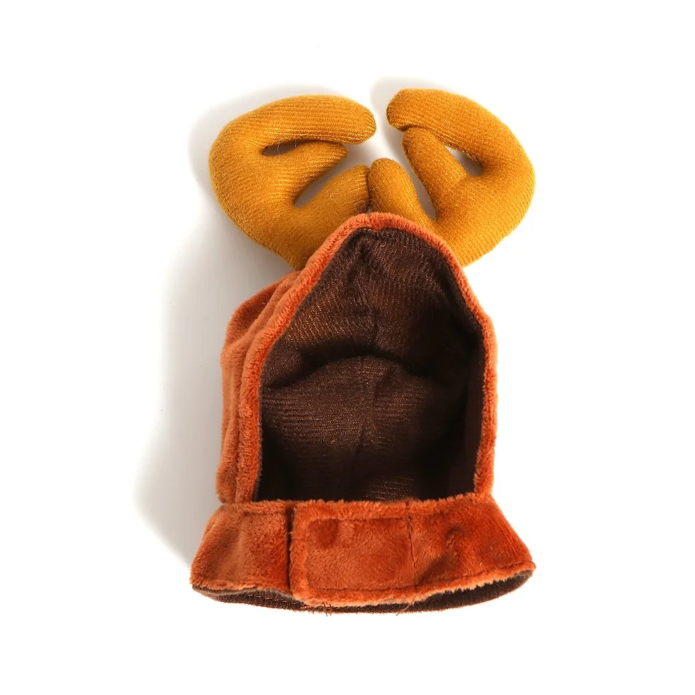 Sombrero de Navidad disfraz de Halloween para mascotas, disfraces de gato, perro, cachorro, bufanda, regalo de Año Nuevo, Papá Noel, Cosplay de invierno, suministro de perro y gato - imagen 4