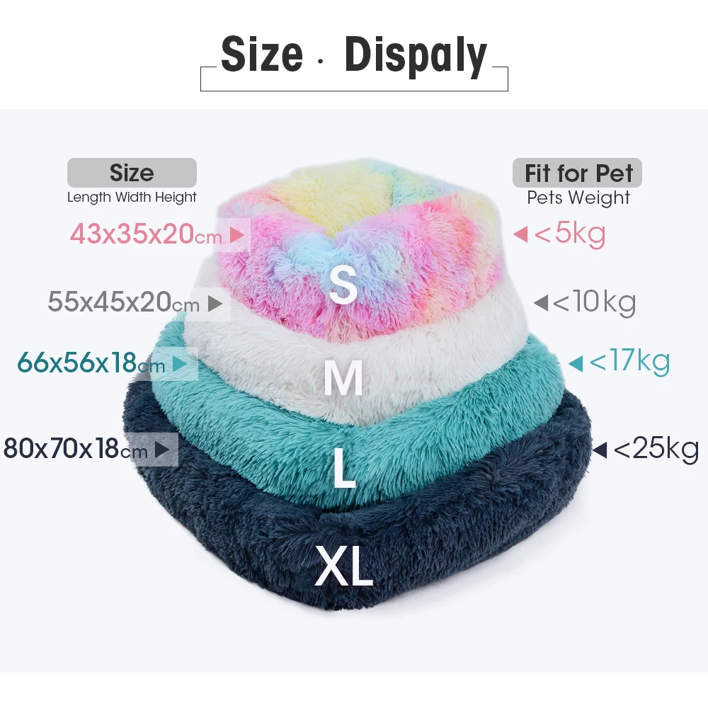 Cama cuadrada para gatos, estera para perros, cojín nido para dormir cálido para gatos, sofá para cachorros, cesta para perros, accesorios de felpa para mascotas, invierno - imagen 5