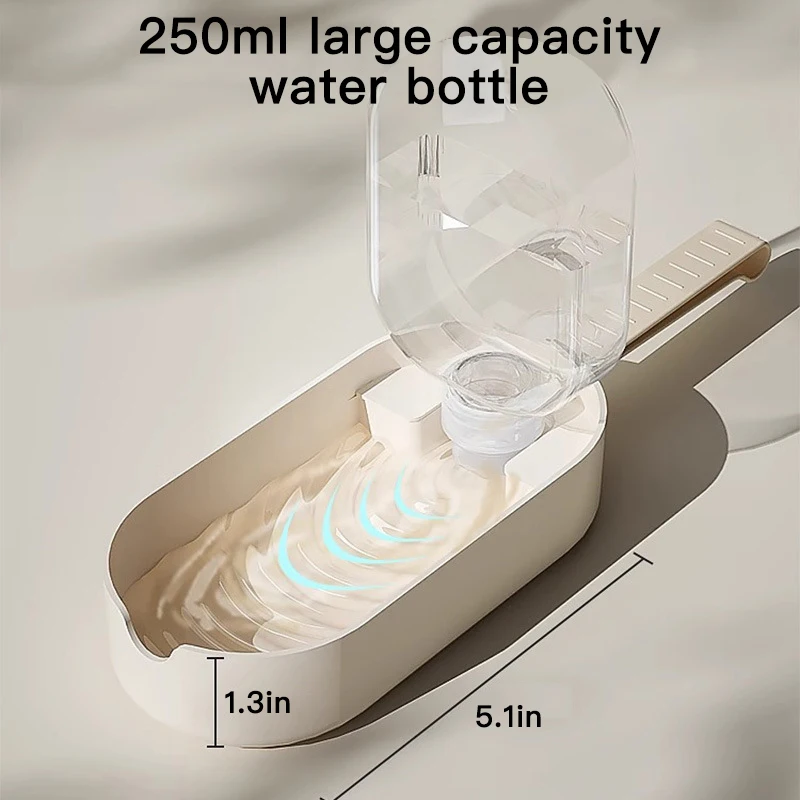 Kimpets-taza de agua portátil para mascotas, botella de agua para cachorros, suministros para mascotas, 2 en 1 - imagen 5