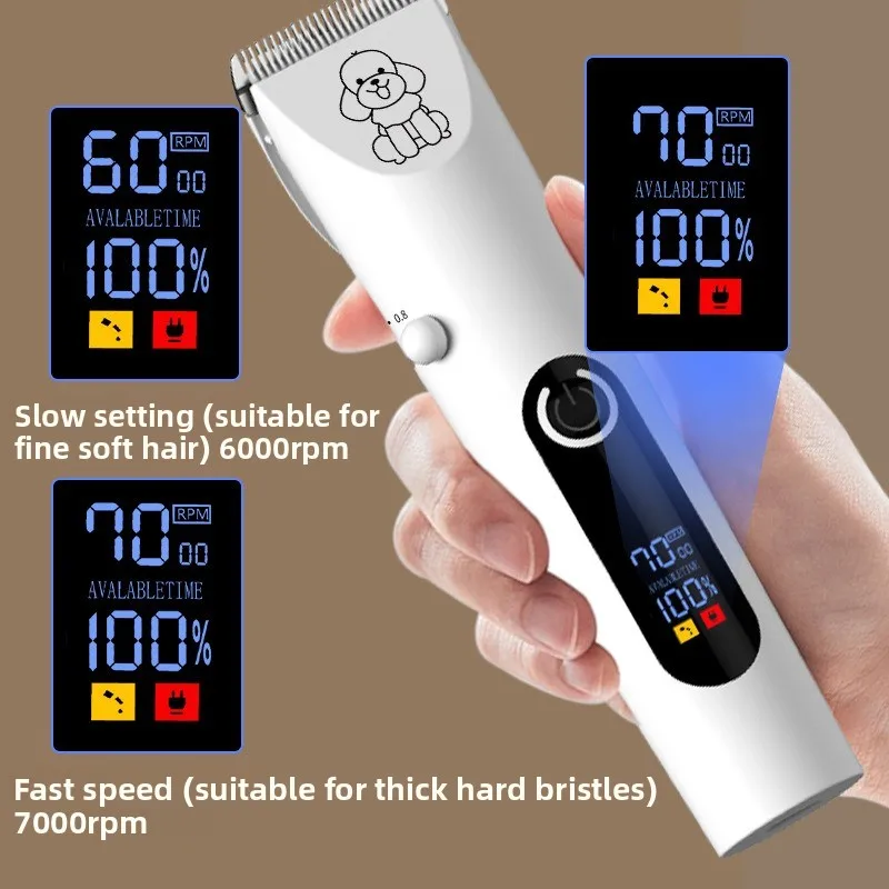 Máquina profesional de aseo para mascotas, máquina cortadora de pelo para perros, suministros para el cuidado del cabello de cachorros, cortadora de piel, peluquero canino - imagen 4