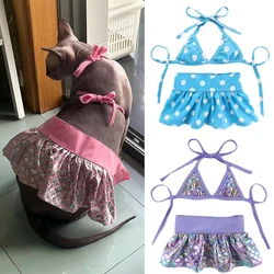 Bikini Sphynx para gatas - traje de bano veraniego, comodo y ligero