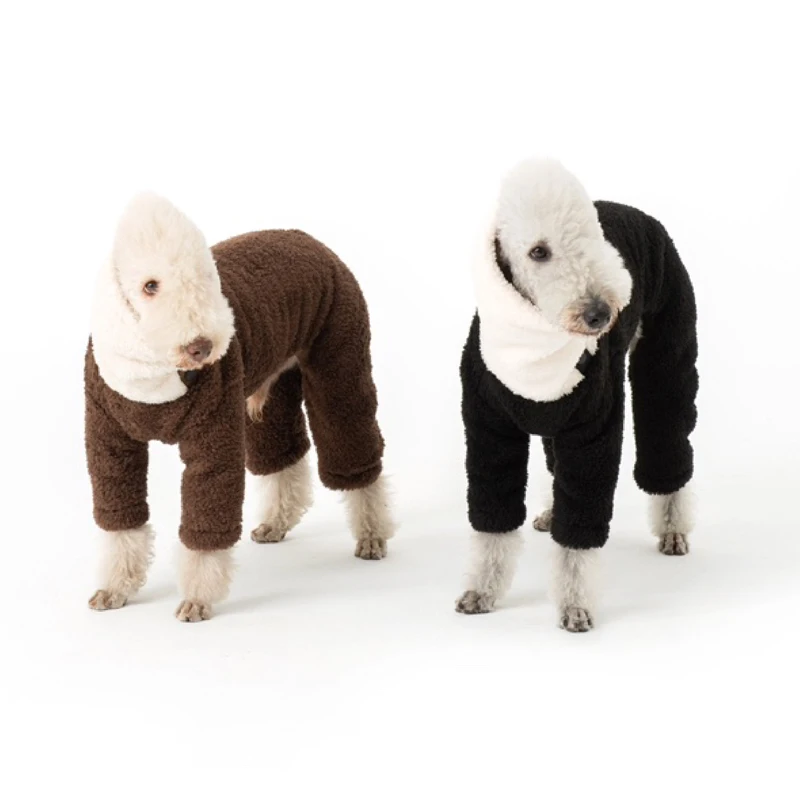 Sudadera suave de lana cálida para Whipbit, abrigo de invierno suave de 4 patas con cuello alto a prueba de viento para Italia Little Greyhound - imagen 2