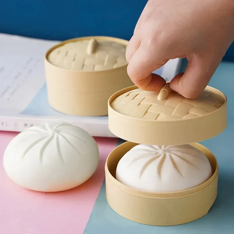 Simulación del día de mayo, bollos grandes al vapor, juguetes para aliviar el estrés de rebote lento, muñecas para aliviar el estrés divertidas y exprimibles de China - imagen 3
