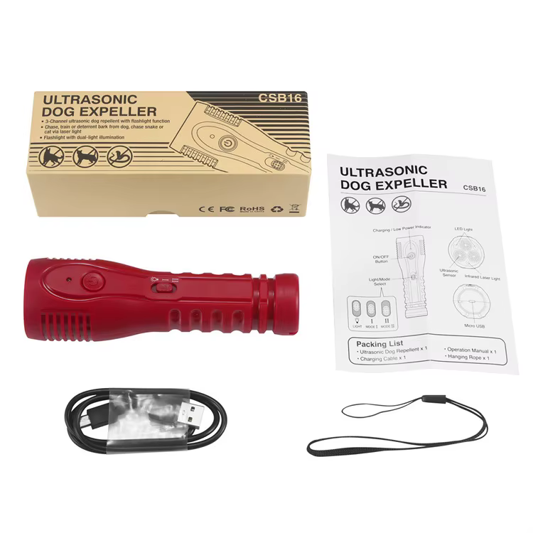 Repelente ultrasónico para perros con control por voz – Entrenador - imagen 4