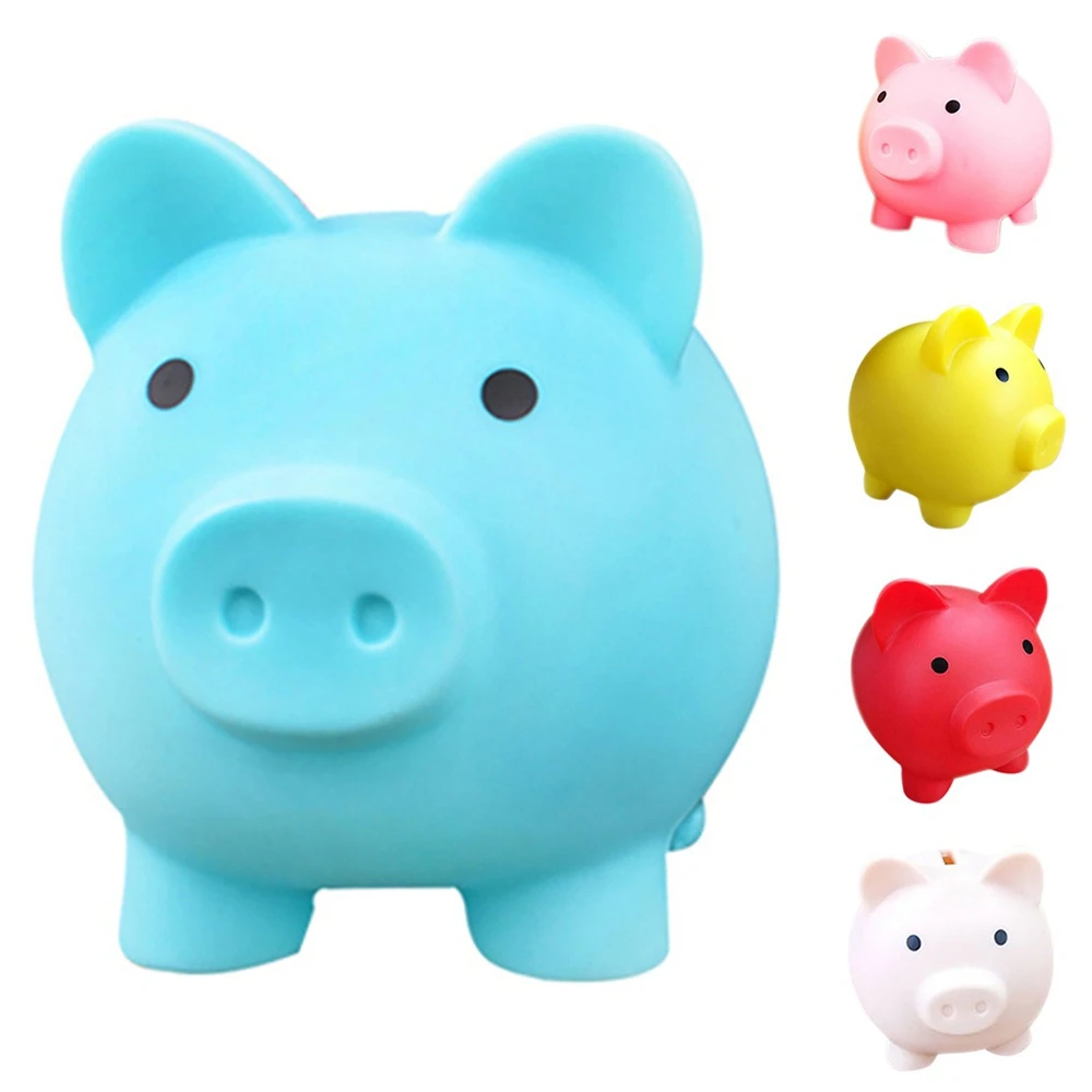 Children Moneys Saving Box Cartoon Moneys Boxes Bank Piggy Home Decor Moneys Storage Small Piggy Bank Kids Toys S/M/L - imagen 2