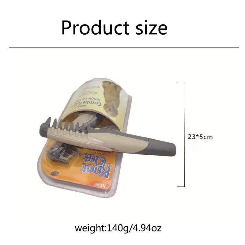 Cepillo eléctrico profesional para perros y gatos, herramienta de limpieza rápida para el cuidado de mascotas - imagen 2