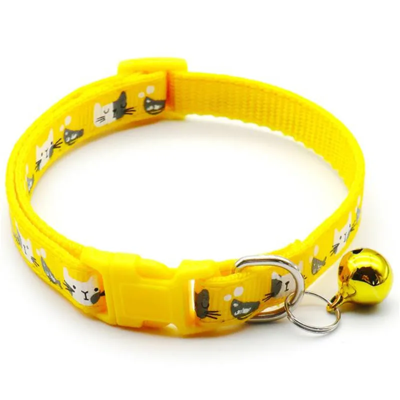 Collar multicolor para perros y gatos, accesorio ajustable con campanas, suministros para mascotas - imagen 4