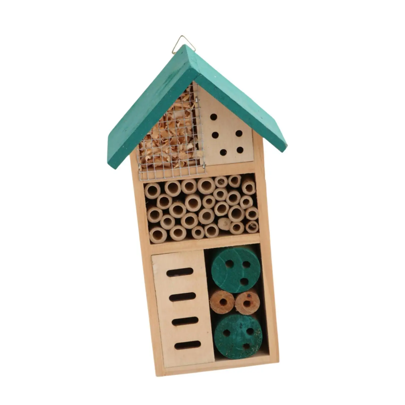 Bee Hotel Ladybugs Educational Tool Bees Yard Garden Nest Box Insect Habitat