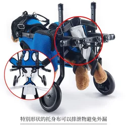 Carrito de Movilidad para Perros - Silla de Ruedas para Mascotas