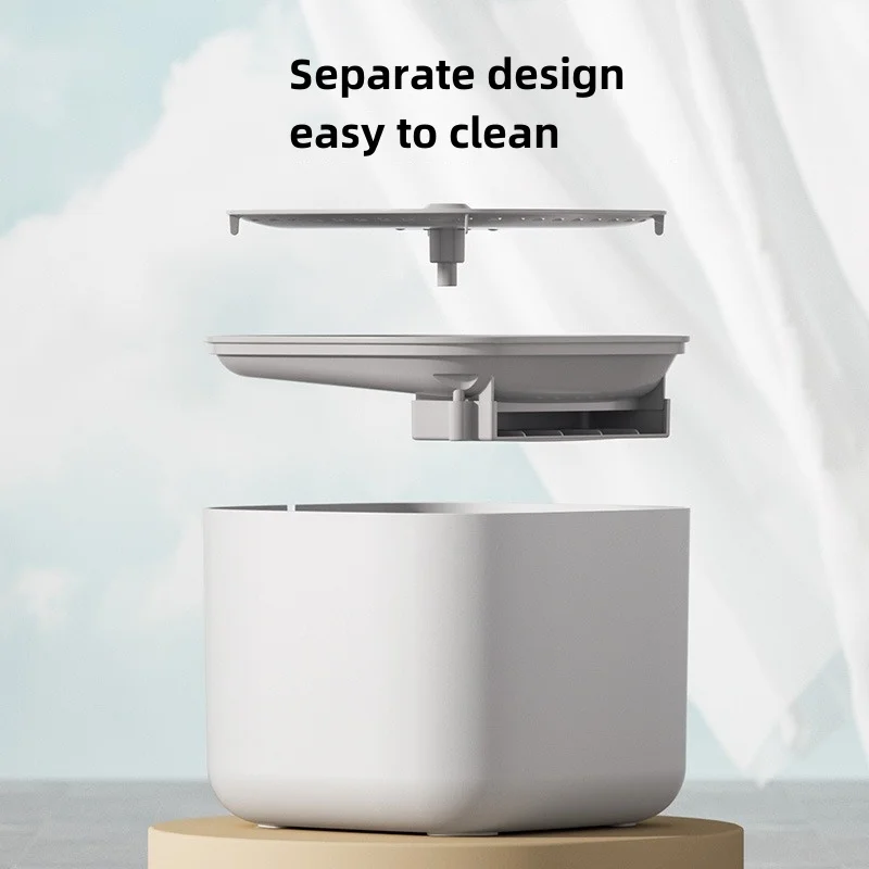 Fuente con filtro circulante para mascotas, dispensador automático de agua con puerto USB, gran capacidad, 3L - imagen 4