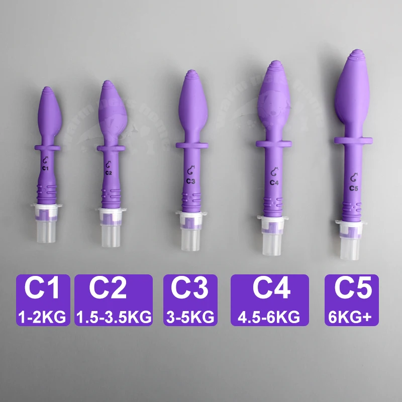 Dispositivo de gestión de vías respiratorias veterinarias de gel en V para gatos, intubación endotraqueal para consumibles de veterinario para gatos - imagen 2