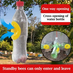5/10 Uds. Trampa para jardín, trampa para avispas, apicultura, recogedor de abejas reutilizable, abeto en forma de flor adecuado para botellas de plástico