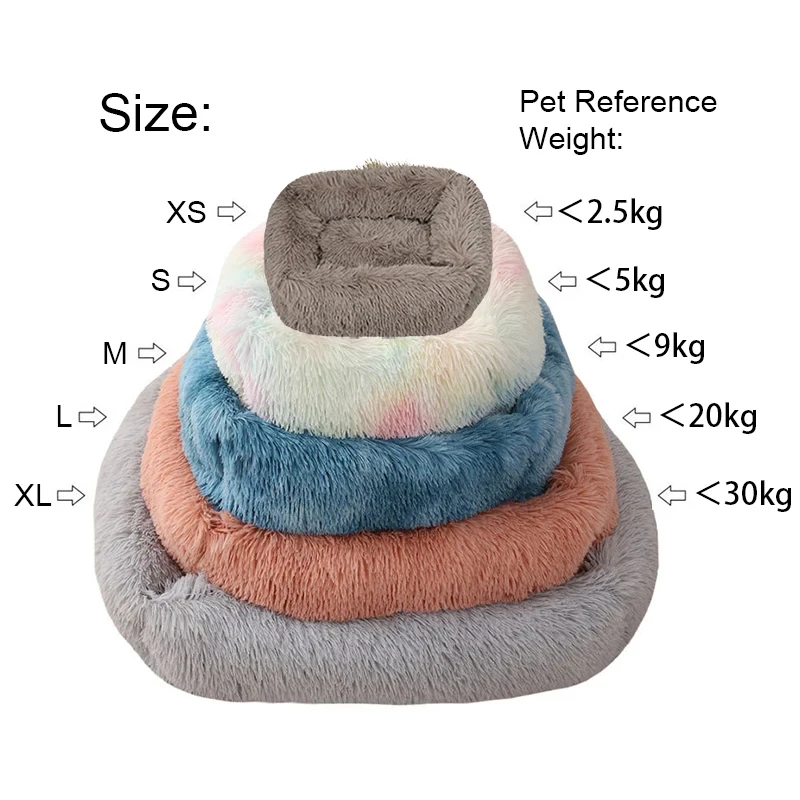 Cama rectangular de felpa para perros, estera cálida de invierno, cama para perros y gatos pequeños, medianos y grandes, perrera, cojín para gatos, accesorios para sofá para mascotas - imagen 2