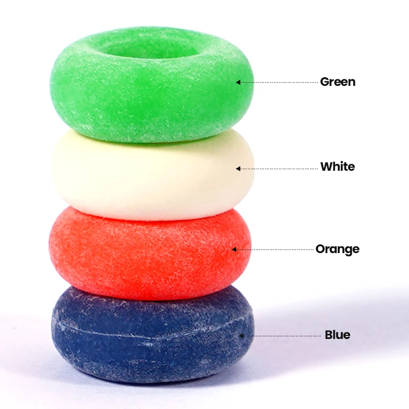 100 Uds herramientas veterinarias de corte de cola anillo hemostático corte de cola de Animal ganado anillo de goma de castración para círculo de castración - imagen 4