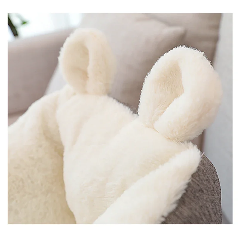 Hoopet-cama de cesta cálida para gato, caseta para perro, cachorro, perrera para dormir, casa cómoda de peluche, 2 colores - imagen 4