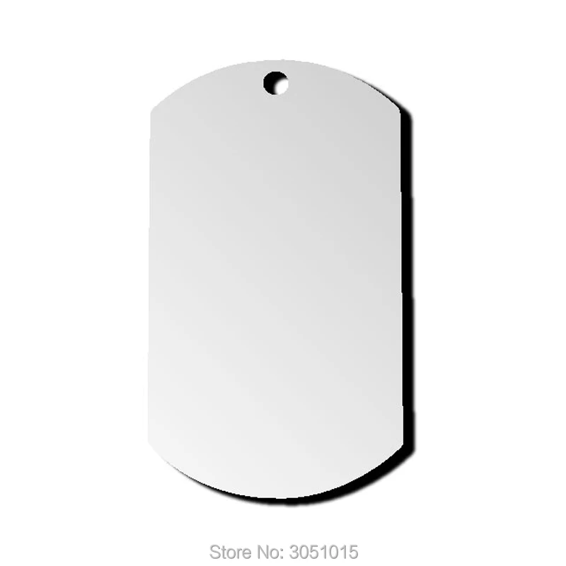 Etiqueta de identificación personalizada para perro, colgante de acero inoxidable, militar, grabado, Nombre de mascota, venta al por mayor, 20X - imagen 3