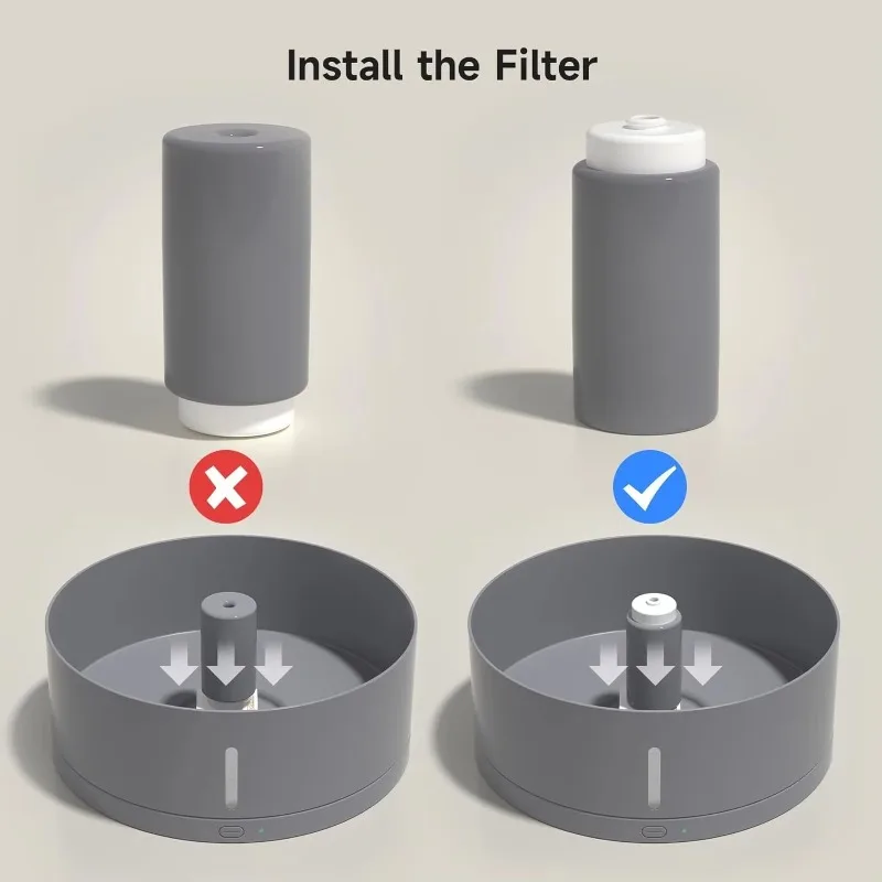 Filtros de repuesto Origin ELS PET para fuente inteligente para mascotas de gran capacidad de 8l dispensador comida gato automático - imagen 4