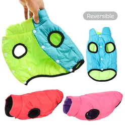 Ropa de invierno reversible para gatos Sphynx y perros - cálida