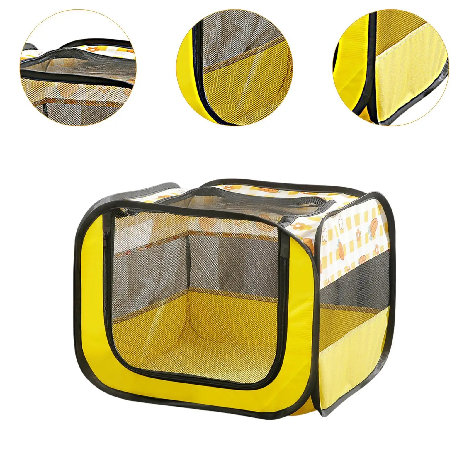 Dog Cat Playpen Breathable Collapsible Lightweight Pet Supplies Pet Tent Portable Dog Crate for Outdoor Indoor Travel Home Cat