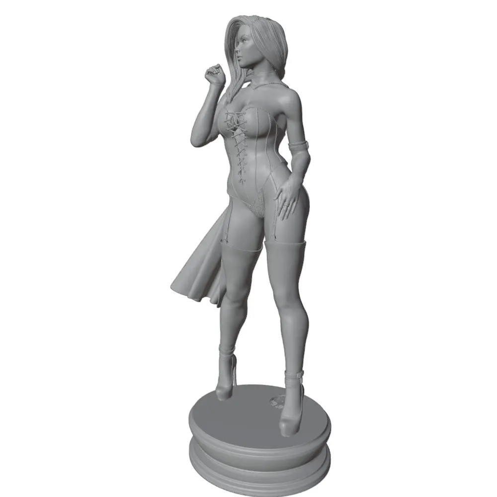 Kit figura de resina 3D para gato o perro: decoración pintable