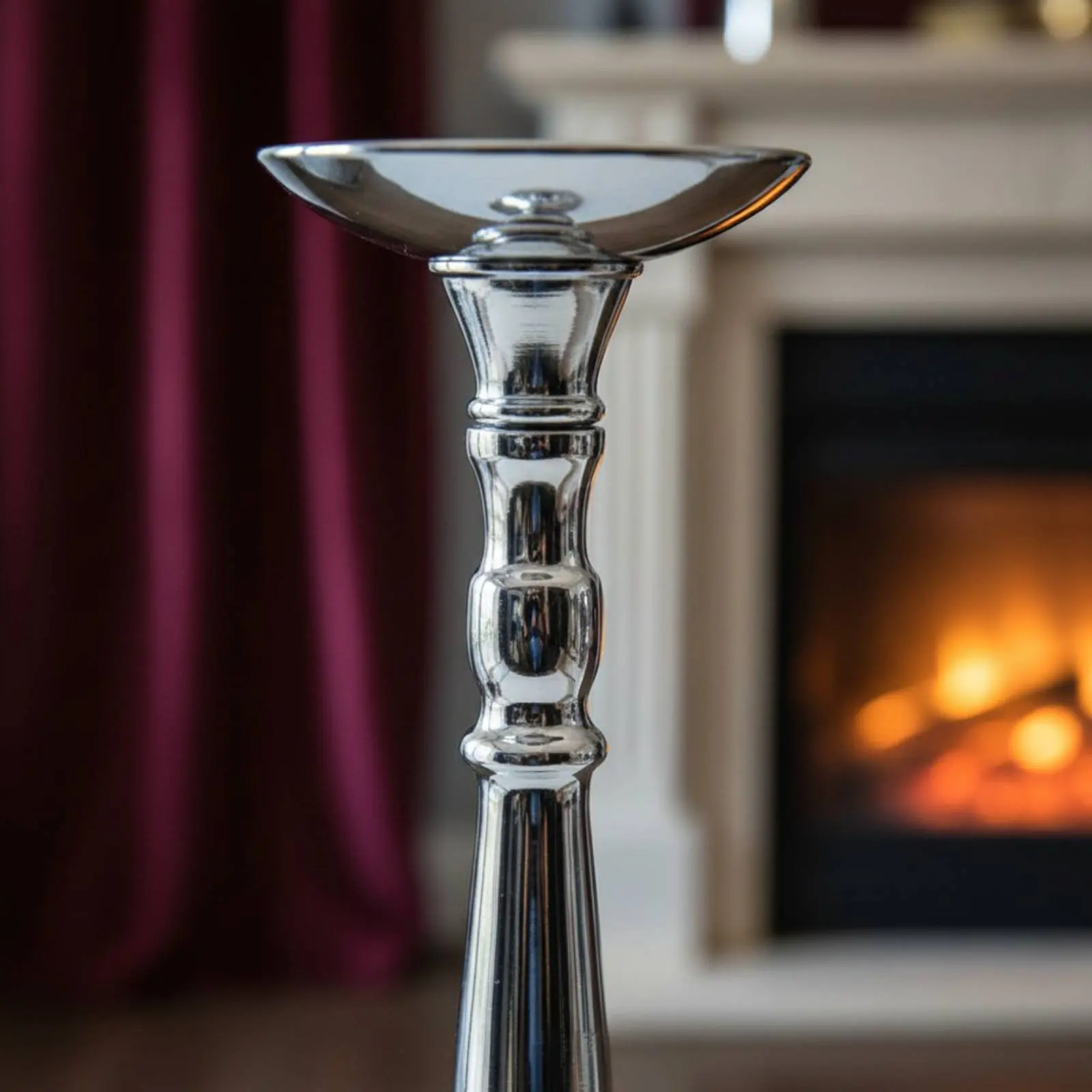 Candelabro columna romana retro de hierro forjado decorativo - imagen 2