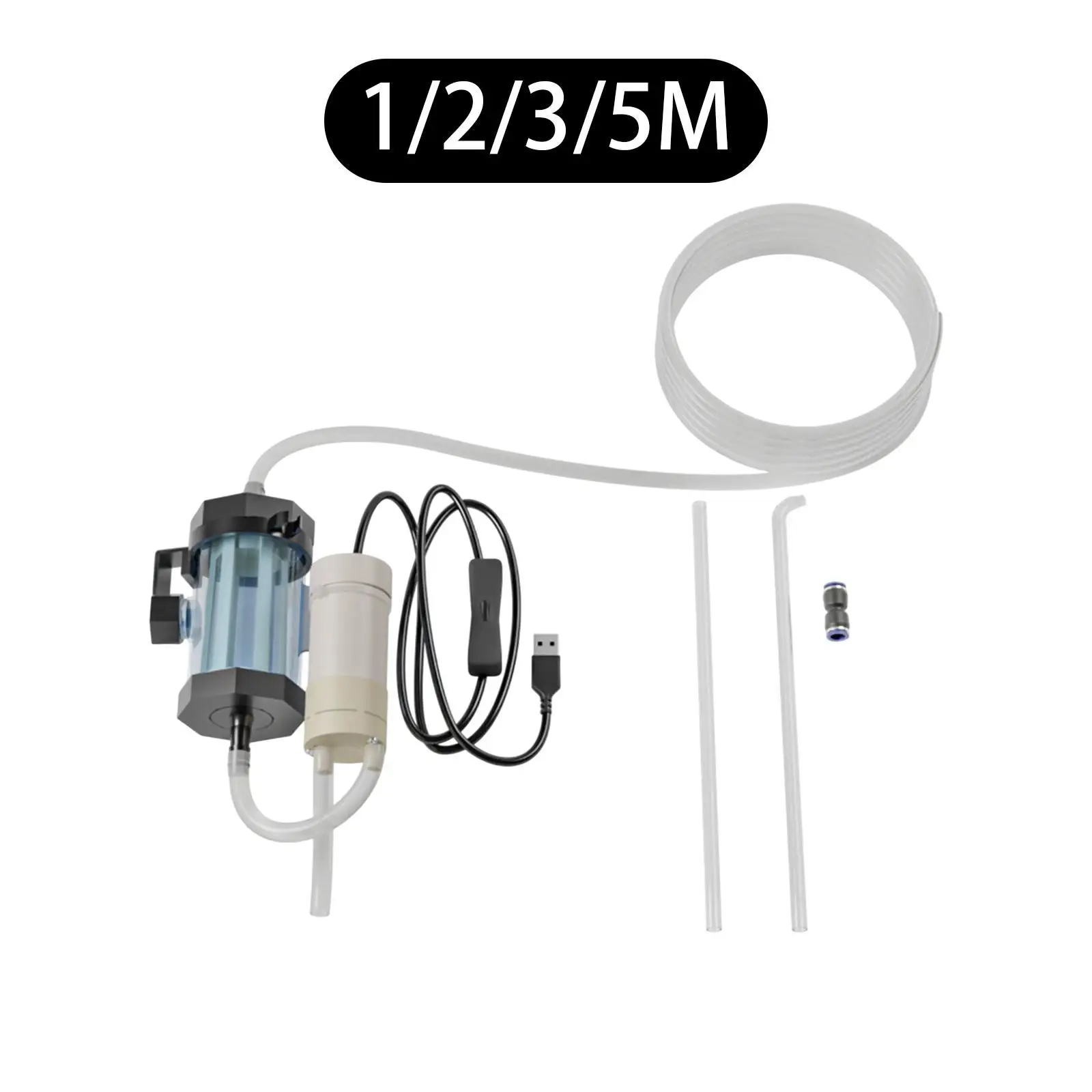 Kit de aspiradora de acuario para eliminación de residuos, fácil cambio de agua, uso doméstico - imagen 2