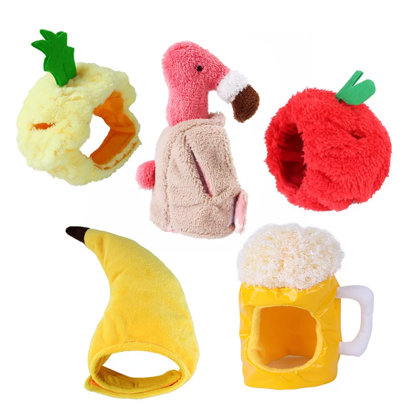 Sombrero de gato de cerveza creativo, gorros divertidos de gatito para fiesta de año nuevo, accesorios de Cosplay de Navidad, disfraz de mascotas, sombreros de cachorro - imagen 3