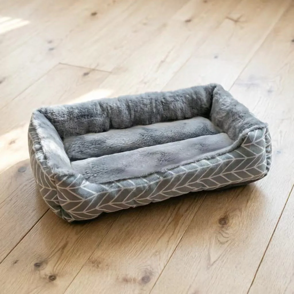 Sofá cama nido para perros y gatos – Cueva suave, acogedora