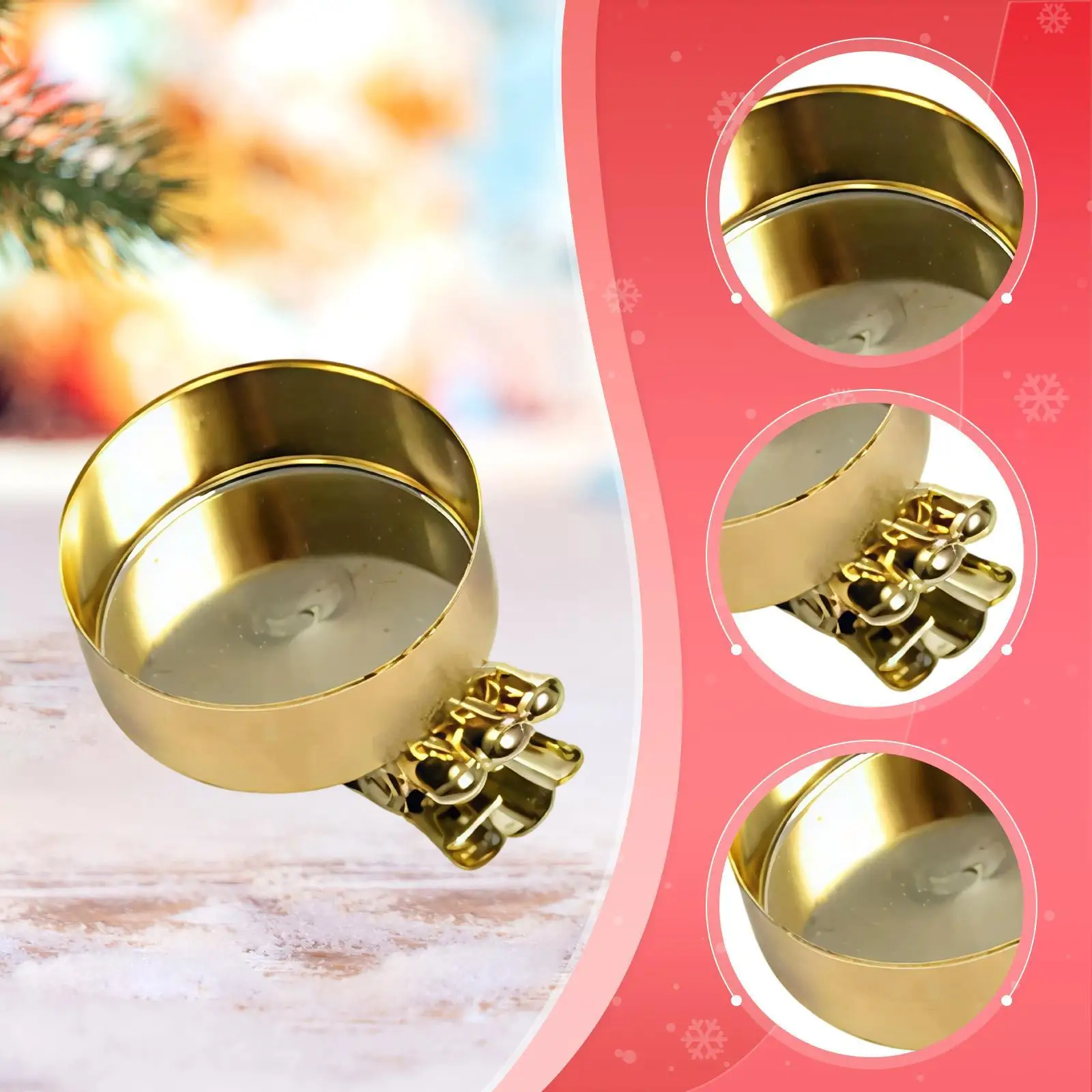 10x Christmas Tree Candle Clips Sturdy Candle Clips Easy to Install 4.8 x 4 x 3.5 cm Iron for Festive Decoration Wedding 10x Christmas Tree Candle Clips Sturdy Candle Clips Easy to Install 4.8 x 4 x 3.5 cm Iron for Festive Decoration Wedding