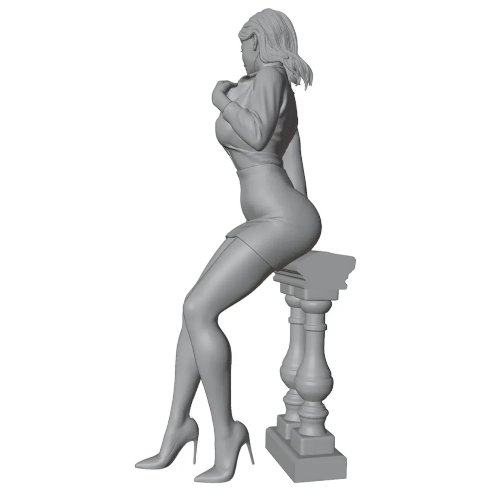 Kit modelo resina 3D de chica sexy – Miniatura GK sin montar ni pintar - imagen 3