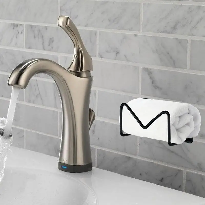 Soporte de esponja de acero inoxidable para fregadero, escurridor de vajilla, estante de limpieza autoadhesivo, suministros de almacenamiento de limpieza de cocina - imagen 5