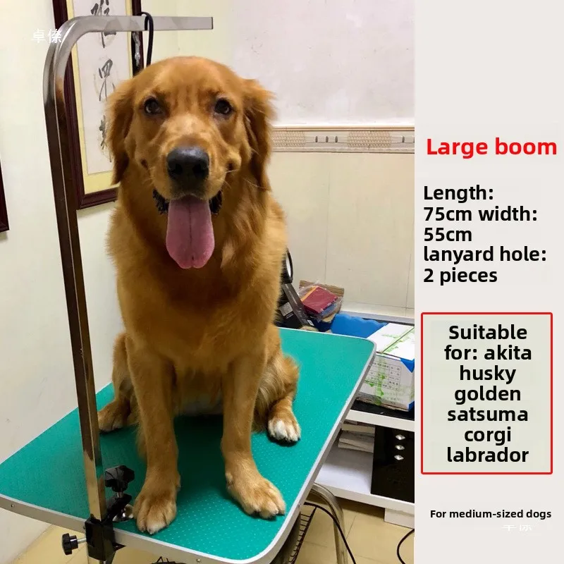 Soporte de mesa para el cuidado de mascotas, juego de cuerdas colgantes de baño portátil para recortar el pelo, accesorios de limpieza ajustables para lavado de mascotas y secado por soplado - imagen 3