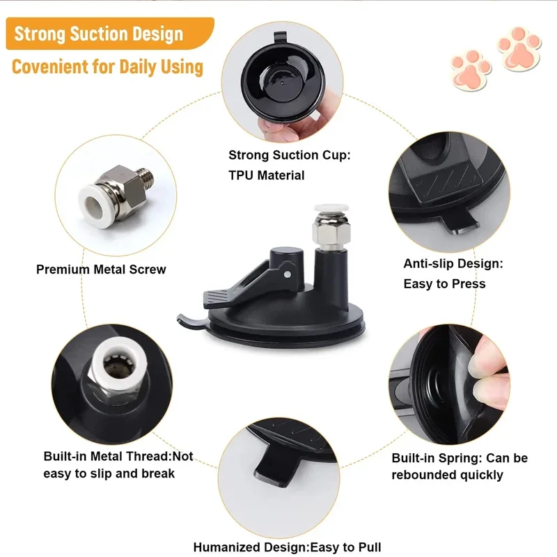 Juguetes de plumas para gatos, varita de plumas, juguetes interactivos para gatos con súper ventosa, juguete de repuesto de plumas extraíble de 3 uds. - imagen 3