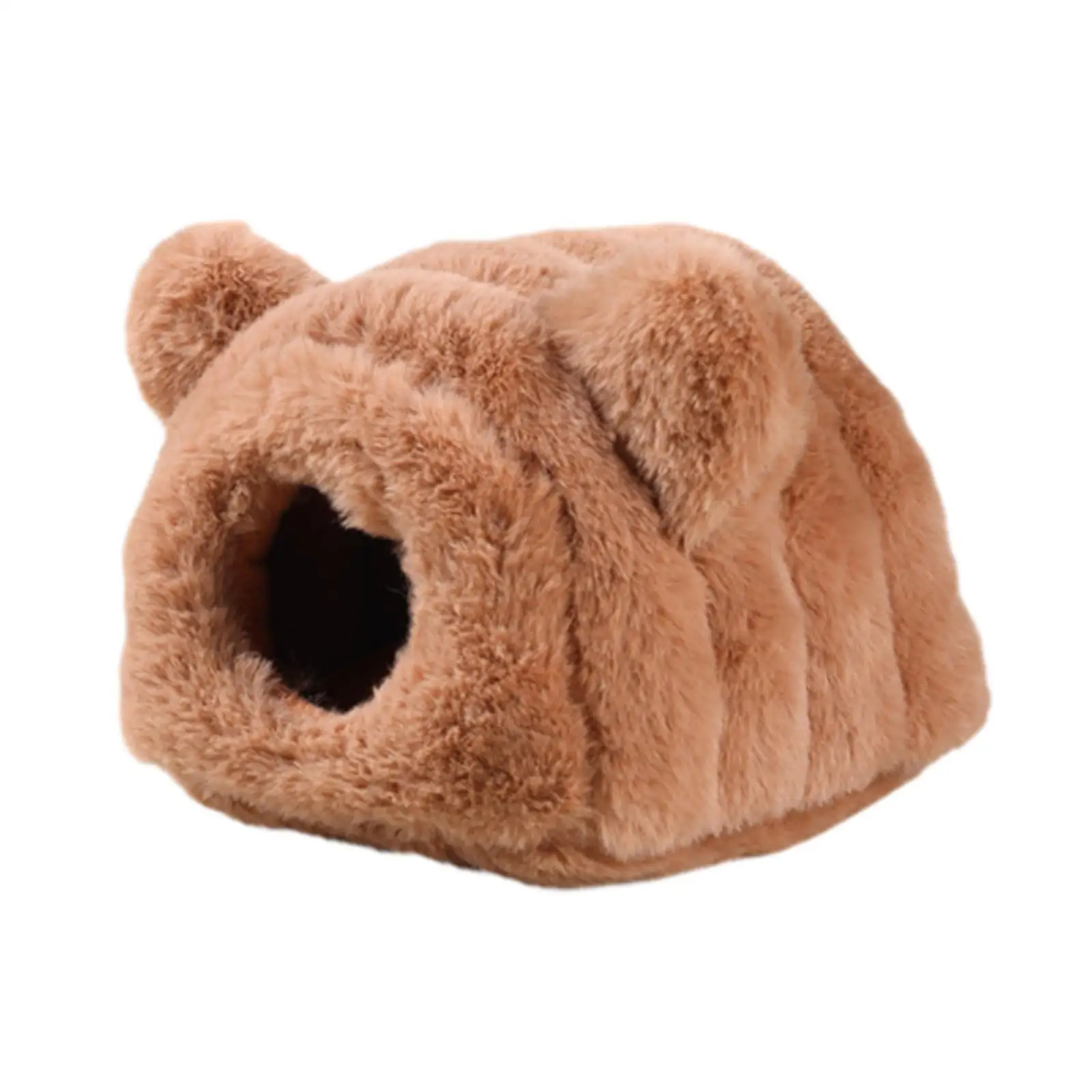 Hamster Bed Habitat, Plush Small Animals Bedding House Hideout for Small Pets, Chinchilla