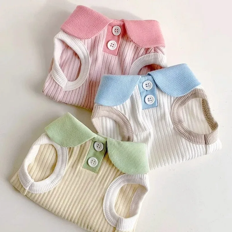 Ropa de verano para cachorros, Polo para perros 2025, chaleco refrescante para perros pequeños, gatos, Chihuahua Yorkie Bichon, ropa para niñas, camiseta para perros - imagen 2