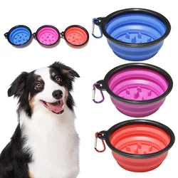 Cuenco comida lenta flotante con hebilla para perros pequeños-medianos