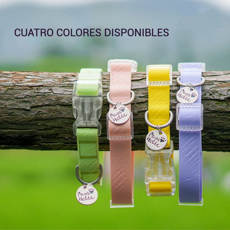 Serie impermeable Collar para perro arnés con correa longitud ajustable Collar duradero perros pequeños perros medianos perros grandes Shiba Inu - imagen 2